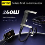 240W Super Fast Charging 2-in-1 Charging Cable & Phone Stand