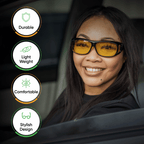 Night Vision Pro™ Driving Glasses | Yellow Anti-Glare Polarized Glasses