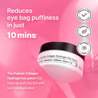 The Peptide Collagen Hydrogel Eye Patch 60 Patches Reduce Puffiness Hydrate Under