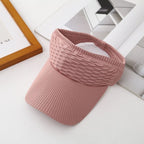 Women's High Ponytail Sun Visor Hat