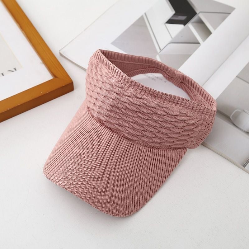 Women's High Ponytail Sun Visor Hat