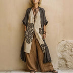 Women's Spring/Summer Cotton Linen Casual Vacation Three-Piece Set