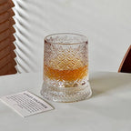 Luxury 360° Spinning Crystal Glass
