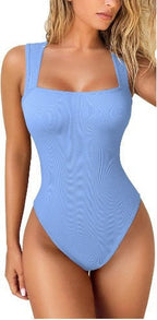 Sleeveless Tummy Control Tank Tops Bodysuits