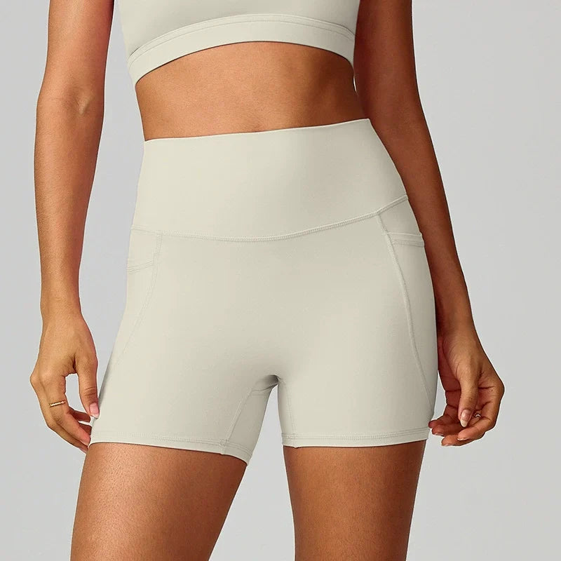 High Waisted Butt Lifting Tummy Control Shaping Workout Biker Shorts 5''