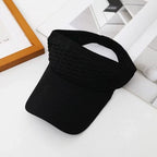Women's High Ponytail Sun Visor Hat