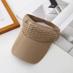 Women's High Ponytail Sun Visor Hat
