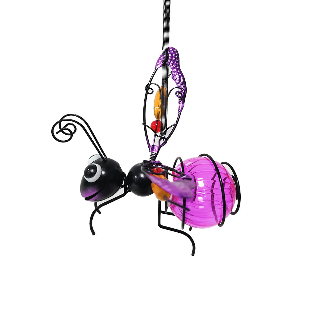 Outdoor Hanging Solar Bee Light