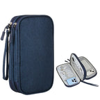 Travel Double Layers All-in-One Cable Organizer Pouch