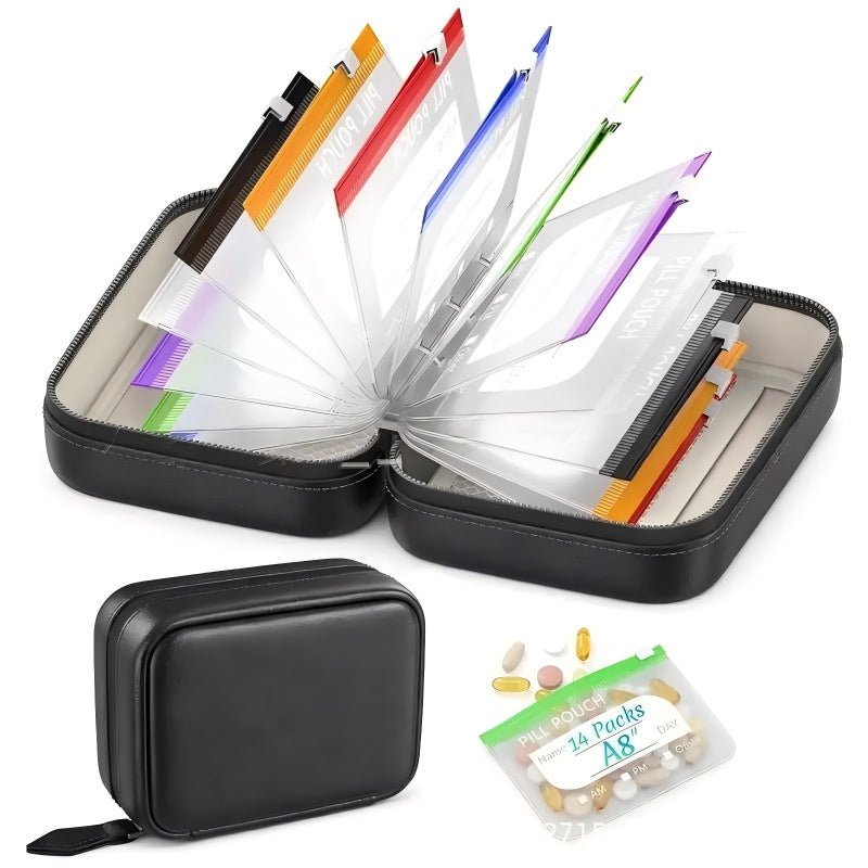 Portable Waterproof Pill Pouch Set