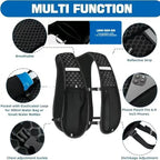 Lightweight Hydration Vest for Running & Outdoor Activities