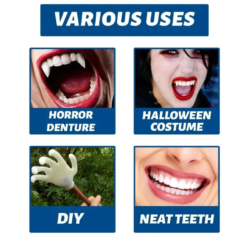 Resin 30ml Temporary Tooth Repair Teeth Gaps False Teeth Solid Glue Denture Adhesive Teeth Whitening-Tooth Beauty