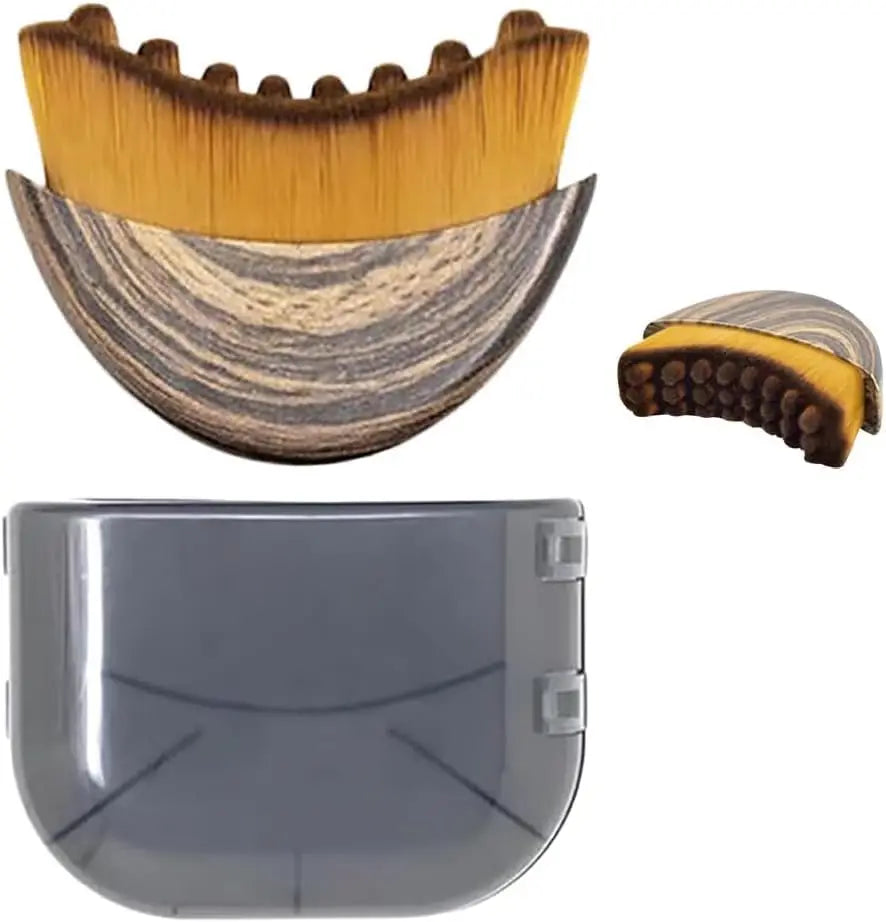 PuffyFace Saver Lymphatic Drainage Wood Face Brush- 3-Minute Depuff Jaw