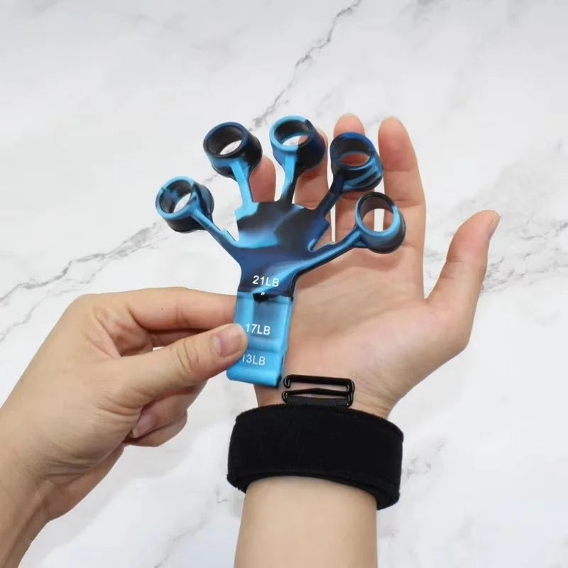 Finger Gripper Finger Exerciser Guitar Finger Exerciser 6 Resistant Levels Recovery Physical Tools Hand Strengthener For Patient Beauty World Shop