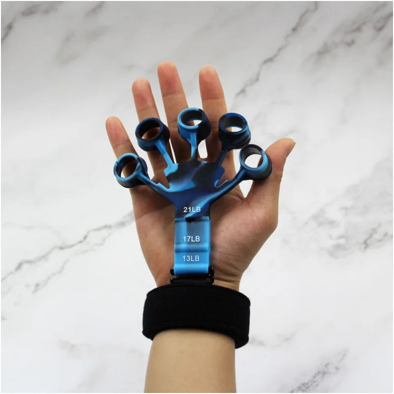 Finger Gripper Finger Exerciser Guitar Finger Exerciser 6 Resistant Levels Recovery Physical Tools Hand Strengthener For Patient Beauty World Shop
