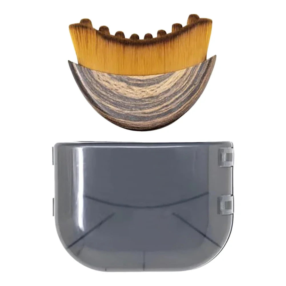 PuffyFace Saver Lymphatic Drainage Wood Face Brush- 3-Minute Depuff Jaw