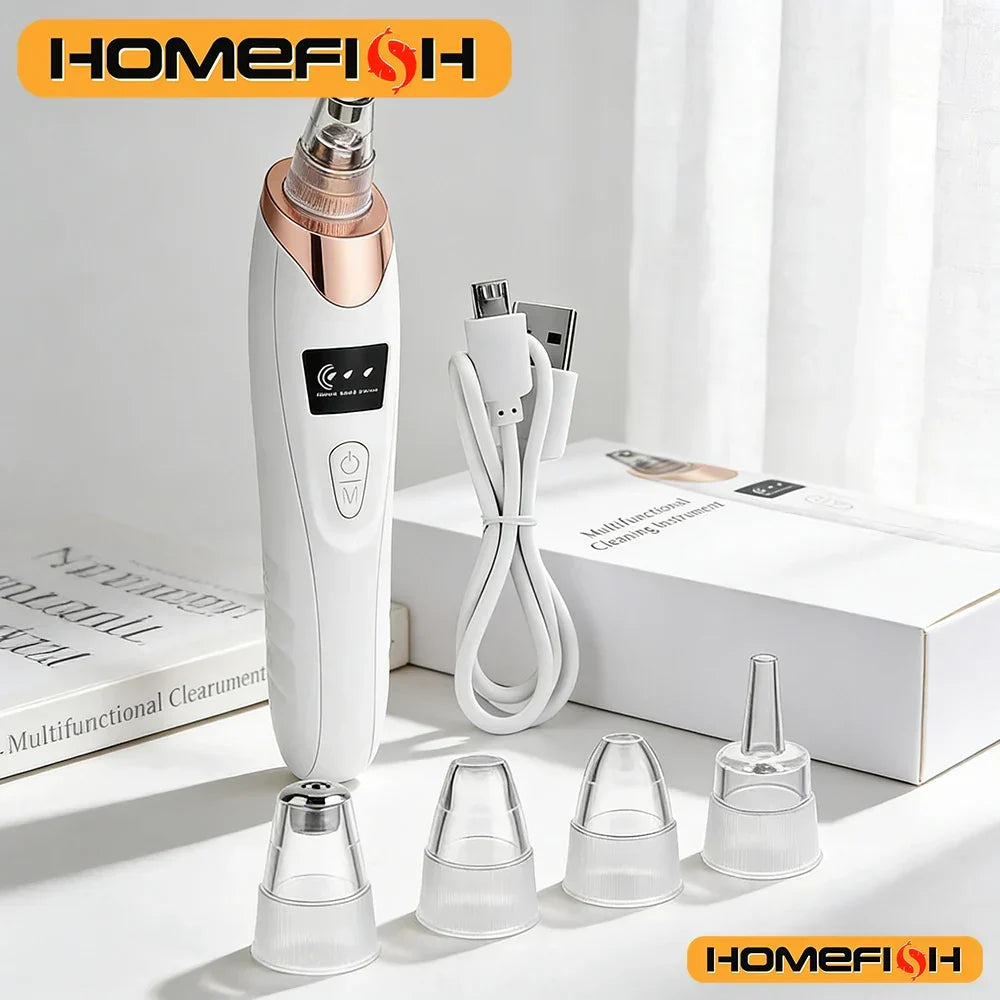 Electric Blackhead Remover Vacuum Cleaner - Facial Deep Cleansing Pore Cleaner for Black Spots Removal Skin Care Tools Beauty World Shop