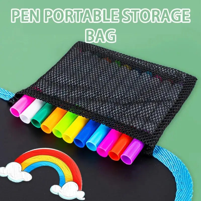 Erasable Doodle Book for KidsToddlers Toys Reusable Drawing Pads with 12 Watercolor Pens Preschool Toy Trip Writing Painting Set Beauty Fashion
