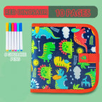 Erasable Doodle Book for KidsToddlers Toys Reusable Drawing Pads with 12 Watercolor Pens Preschool Toy Trip Writing Painting Set Beauty Fashion