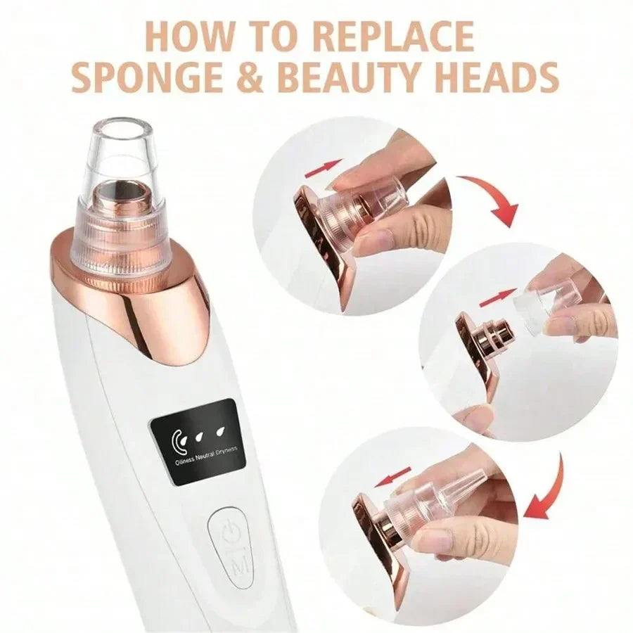 Electric Blackhead Remover Vacuum Cleaner - Facial Deep Cleansing Pore Cleaner for Black Spots Removal Skin Care Tools Beauty World Shop