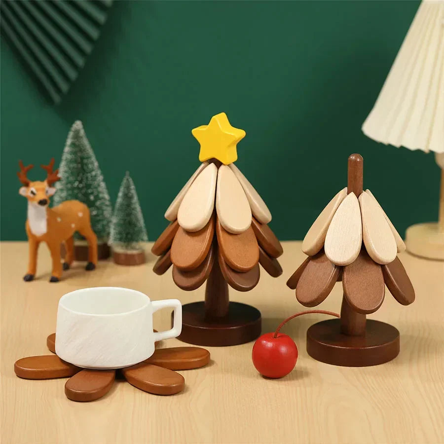 Tree Insulation Solid Wood Anti Scalding Mat
