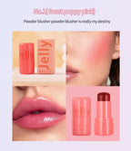 4Pcs Milk Jelly Blush Stick, Lip & Cheek Tint 4 Colors, Vegan Cruelty Free
