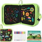 Erasable Doodle Book for KidsToddlers Toys Reusable Drawing Pads with 12 Watercolor Pens Preschool Toy Trip Writing Painting Set Beauty Fashion