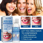Resin 30ml Temporary Tooth Repair Teeth Gaps False Teeth Solid Glue Denture Adhesive Teeth Whitening-Tooth Beauty