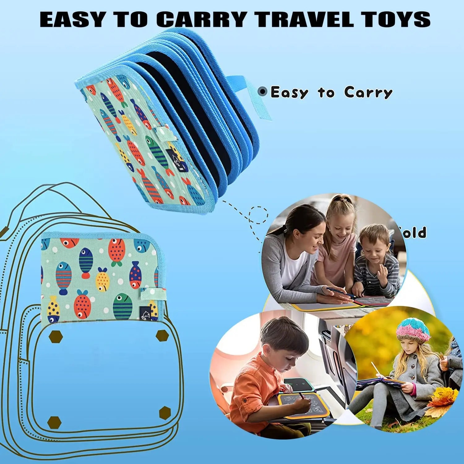 Erasable Doodle Book for KidsToddlers Toys Reusable Drawing Pads with 12 Watercolor Pens Preschool Toy Trip Writing Painting Set Beauty Fashion