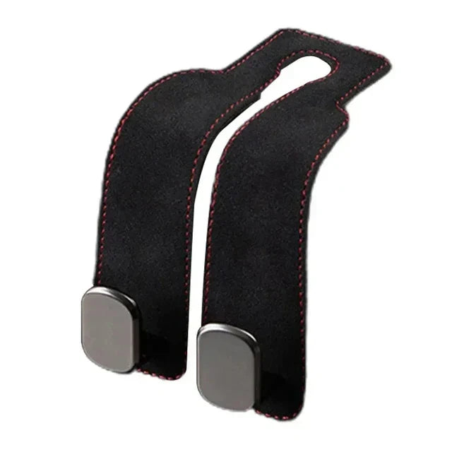 🔥Leather Car Seat Back Storage Hook, Double Hook Car Seat Hangers