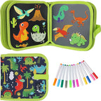 Erasable Doodle Book for KidsToddlers Toys Reusable Drawing Pads with 12 Watercolor Pens Preschool Toy Trip Writing Painting Set Beauty Fashion