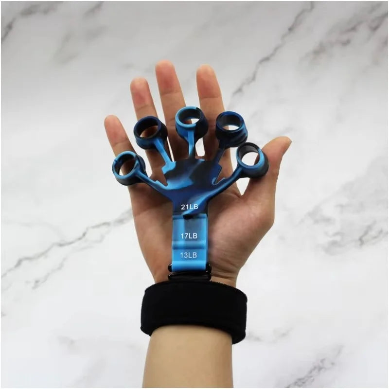 Finger Gripper Finger Exerciser Guitar Finger Exerciser 6 Resistant Levels Recovery Physical Tools Hand Strengthener For Patient Beauty World Shop