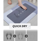 3 Piece Anti Slip Bathroom Mat Set