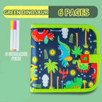 Erasable Doodle Book for KidsToddlers Toys Reusable Drawing Pads with 12 Watercolor Pens Preschool Toy Trip Writing Painting Set Beauty Fashion