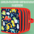 Erasable Doodle Book for KidsToddlers Toys Reusable Drawing Pads with 12 Watercolor Pens Preschool Toy Trip Writing Painting Set Beauty Fashion