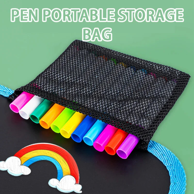 Erasable Doodle Book for KidsToddlers Toys Reusable Drawing Pads with 12 Watercolor Pens Preschool Toy Trip Writing Painting Set Beauty Fashion