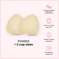 Invisible Lift - Patented Sticky Fashion Bra Inserts Prevents Nipple Slips No Sewing Required Low Cut Tops Womenswear