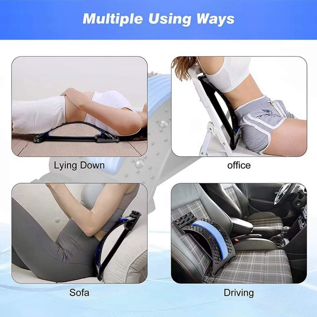 Multi-Level Foam-Pad Spine Traction Stretcher -  😌5-Minute Relief at Home