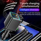 7-in-1 Retractable Car Charger