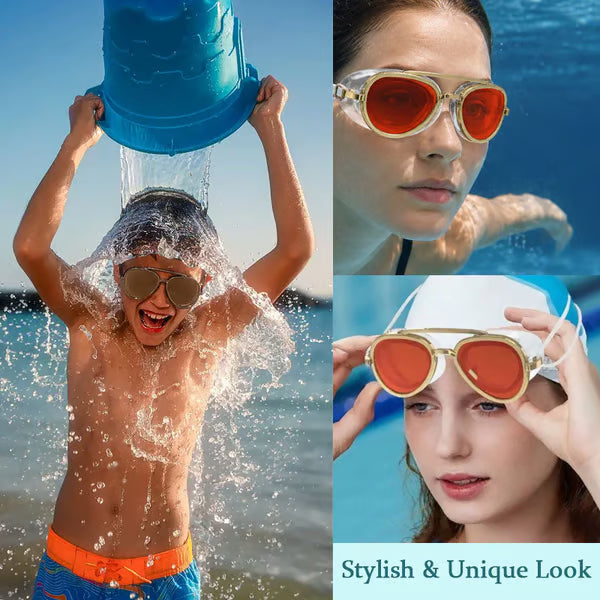 Summer Vibe Reflective Swim Goggles