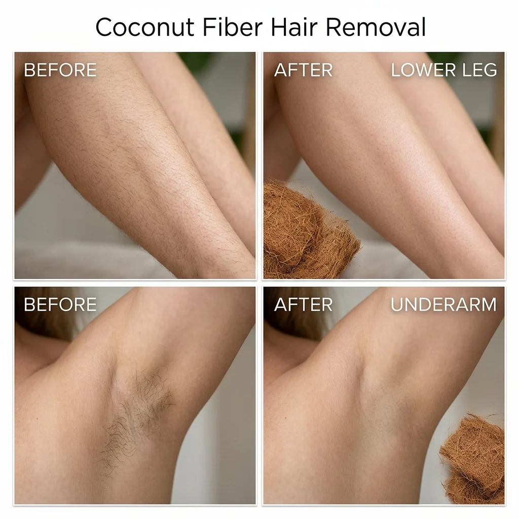 Gentle Growth Inhibition: Coconut Hair Removal Cream
