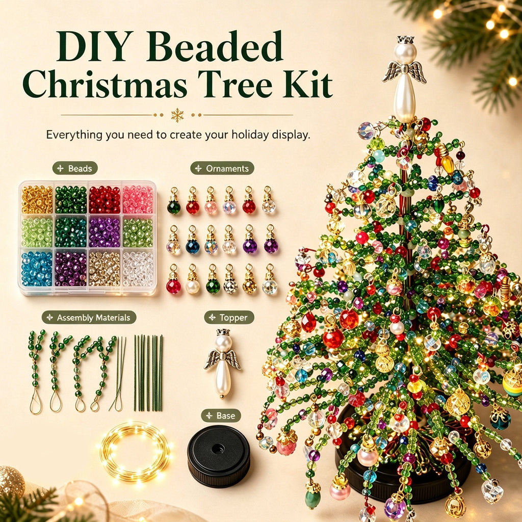 DIY Beaded Christmas Tree Kit