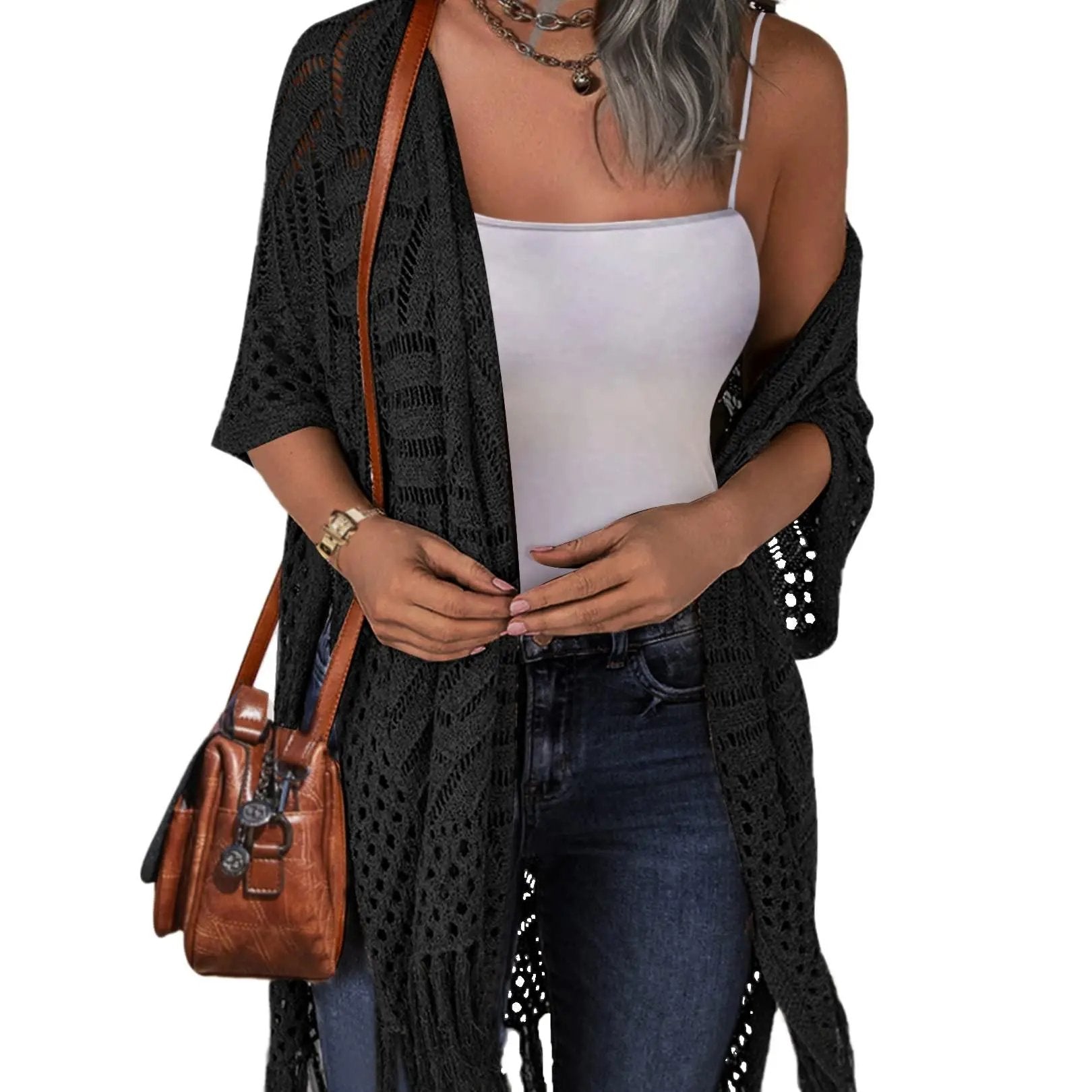 Women's Loose Plus Size Knitted Cardigan