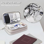 Travel Double Layers All-in-One Cable Organizer Pouch