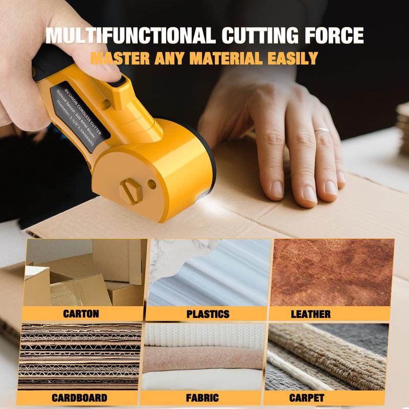 Cordless Electric Scissors 4V – Rechargeable Heavy Duty Cutter