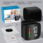 LED Wrist Blood Pressure Monitor, Adjustable Health Tracker