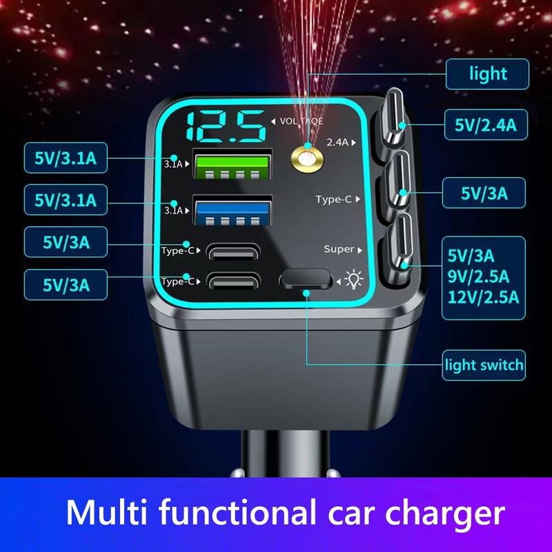 7-in-1 Retractable Car Charger