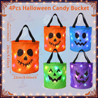 🎃Halloween Candy Bucket with LED Lights'
