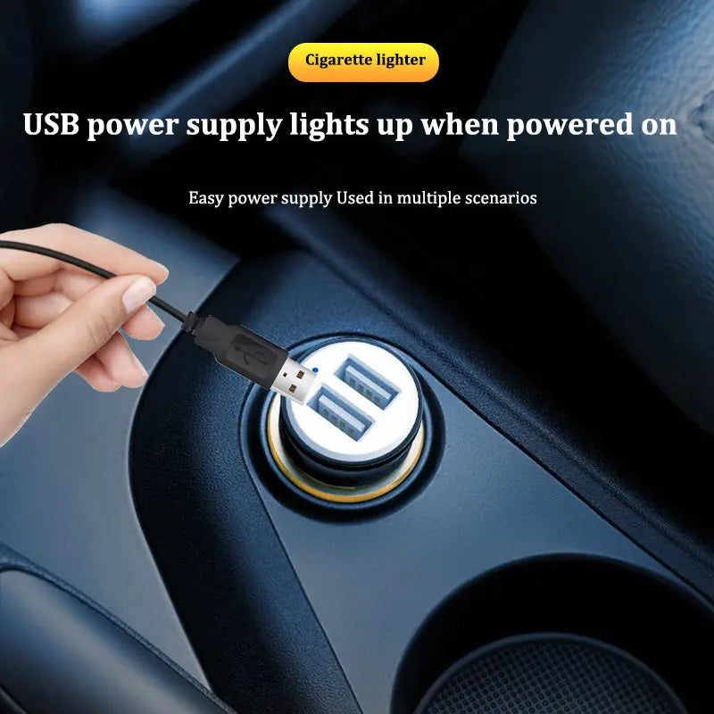 Cool USB Powered Ambient Fiber Lights