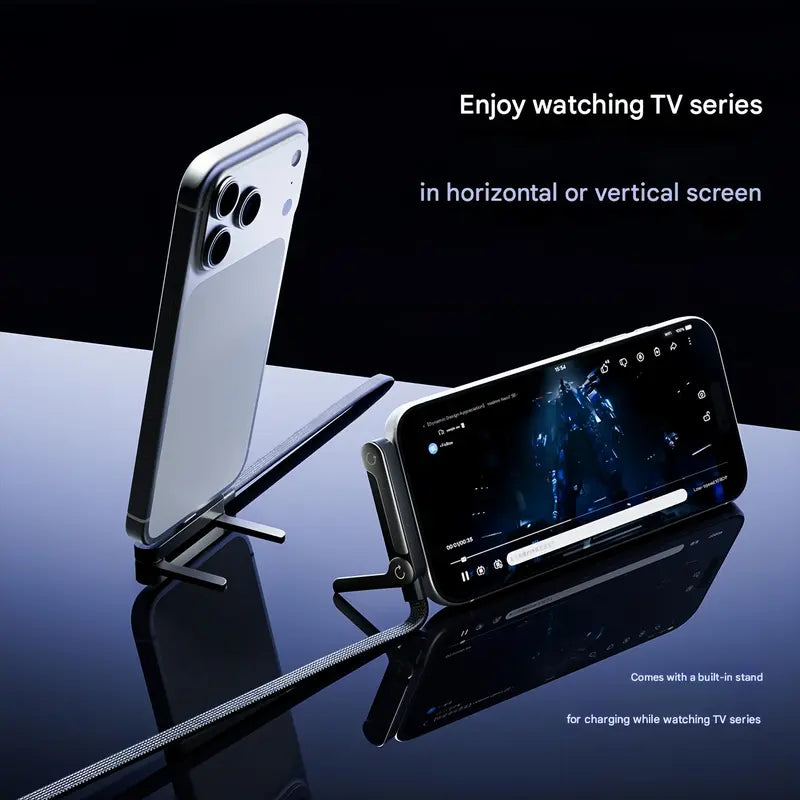 240W Super Fast Charging 2-in-1 Charging Cable & Phone Stand